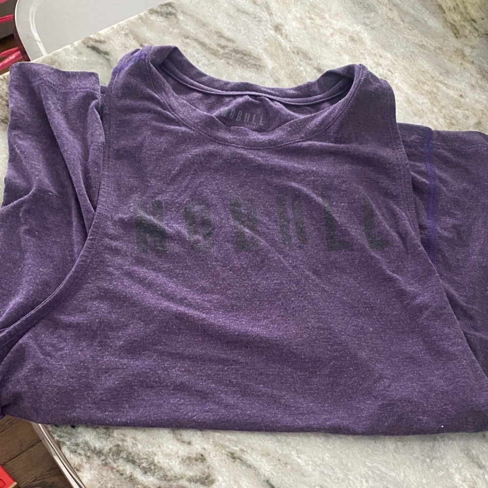 NOBULL Heathered Purple Tee